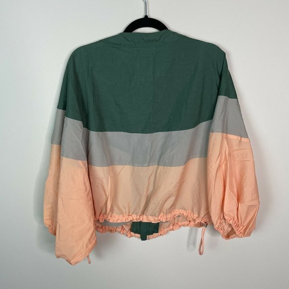 Anthropologie Elevenses Color Block Windbreaker - Picture 5 of 6